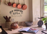 "Old Country Kitchen" Wall Sticker Vinyl Sticker