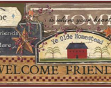 YORK WALLCOVERINGS BEST OF COUNTRY, COUNTRY SIGN BORDER - PC3976BD