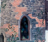York Stone & Brick Castle Tower Wallpaper Border - RK6805-B