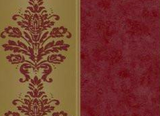 York Allure Damask Stripe Wallpaper - RL9549