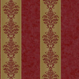 York Allure Damask Stripe Wallpaper - RL9549