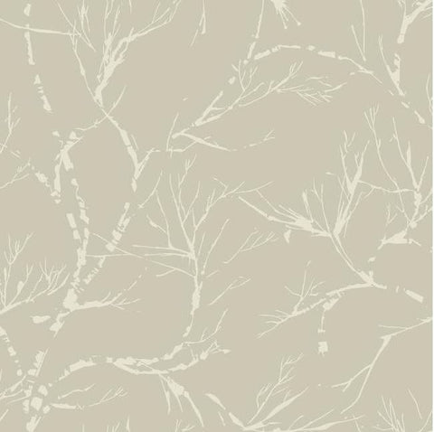 York Wallcoverings Ronald Redding Designs Masterworks White Pine Wallpaper Pewter - SD3772