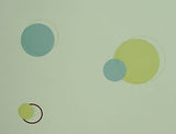St. James Blue, Green and Brown Circle & Dot Wallpaper - BM9044