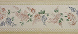 Brewster Satin Hydrangea Flower Wallpaper Border - 965B80714
