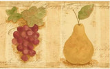 Norwall Light Yellow Fruit Wallpaper Border - TK78258