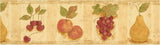 Norwall Light Yellow Fruit Wallpaper Border - TK78258