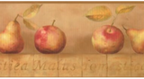York Pears & Apples Wallpaper Border - YR9422B