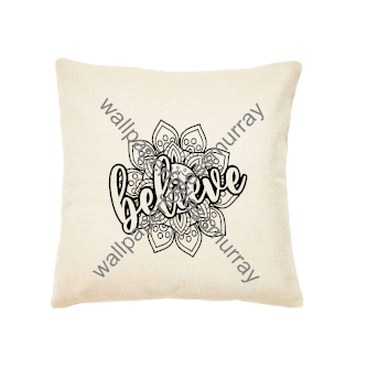 Inspirational Canvas Throw Pillows 17x17