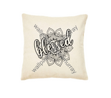 Inspirational Canvas Throw Pillows 17x17