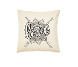 Inspirational Canvas Throw Pillows 17x17