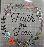 "FAITH OVER FEAR" DTF TRANSFER