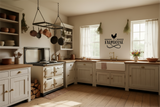 "FARMHOUSE" Wall Sticker Vinyl Sticker (Rooster)