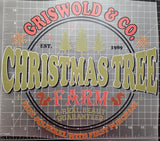 "GRISWOLD & CO. CHRISTMAS TREE FARM", DTF TRANSFER SHEET