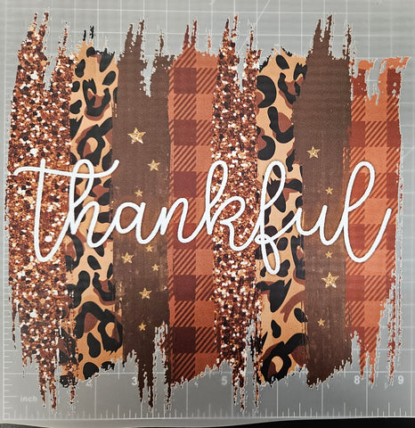 "THANKFUL" DTF TRANSFER SHEET