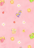 York Flip Flop Spot Pink Faux Wallpaper - RU8270