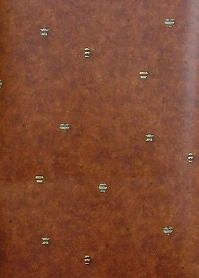 Norwall Deep Burgundy Hearts, Stars, Bee Hives Wallpaper - NC24705