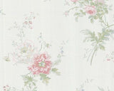 Chatham House Multi-Colored Floral & Stripe Wallpaper - 48374