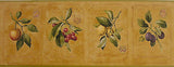 York Honey Gold Fruit Wallpaper Border - DB3780B