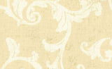 Beacon House Honey Gold/Cream Scroll Wallpaper - 48317