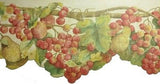 Tuscan Grape Vine and Fruit Wallpaper Border - 7245-860B