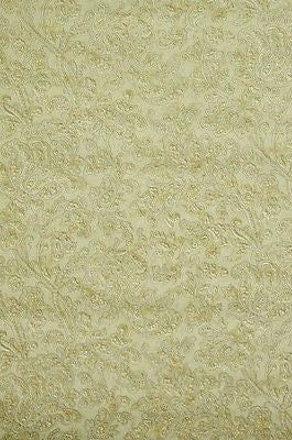 Brewster Tan Textured Floral Jacobean Wallpaper - 41383