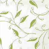 Ashford House Toiles Loose Leaf Trail Green/White  Wallpaper - AT4103