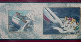 Imperial Sailboat Wallpaper Border - SC4023B