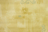 Living Walls Tan Faux  with Blue Scroll Wallpaper - 8140-43/5A