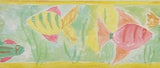 Crown Painted Fish Wallpaper Border - 72970