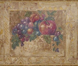 Warner Fruit Basket Multi Color Wallpaper Border - LAB5131