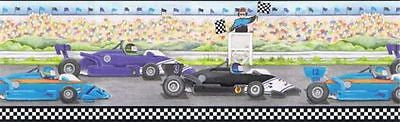 International Boys Room Race Cars Wallpaper Border - CI6257B