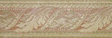 Brewster Honey Gold/Terracotta Leaf Scroll Wallpaper Border - 61389
