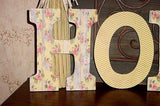 "HOME" Decorated 9" Multi-Colored Letters  - HM129