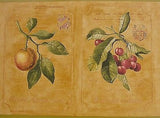 York Honey Gold Fruit Wallpaper Border - DB3780B