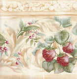 Brewster Strawberry Vine Wallpaper Border - 81B66118