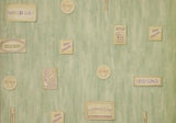 S.A. Maxwell Vintage Green & Purple Laundry Wallpaper - 7055-075