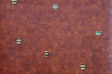 Norwall Deep Burgundy Hearts, Stars, Bee Hives Wallpaper - NC24705