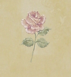 Parkview Designs Stem Floral Trail Hydrangea, Rose Wallpaper - 35055