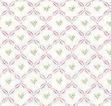 Pink Ribbon Lattice Wallpaper - FD64089