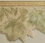 Brewster Ivy and Leaves Die Cut Wallpaper Border - FDB06914