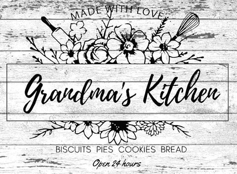 "GRANDMAWS Country Kitchen" Wall Sticker Vinyl Sticker