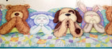 York Teddy Bear Bedtime Wallpaper Border - IB9948B