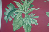 Red Tropical Plants Wallpaper - TG2307