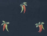 Rosedale Wallcoverings Black with chili peppers wallpaper - RK4116-3
