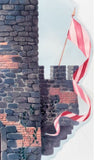 York Stone & Brick Castle Tower Wallpaper Border - RK6805-B