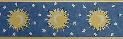 Wall Quest Sun Moon & Stars Wallpaper Border - PX612-52B