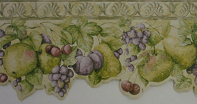 Norwall Mixed Fruit Wallpaper Border - KB75524DC